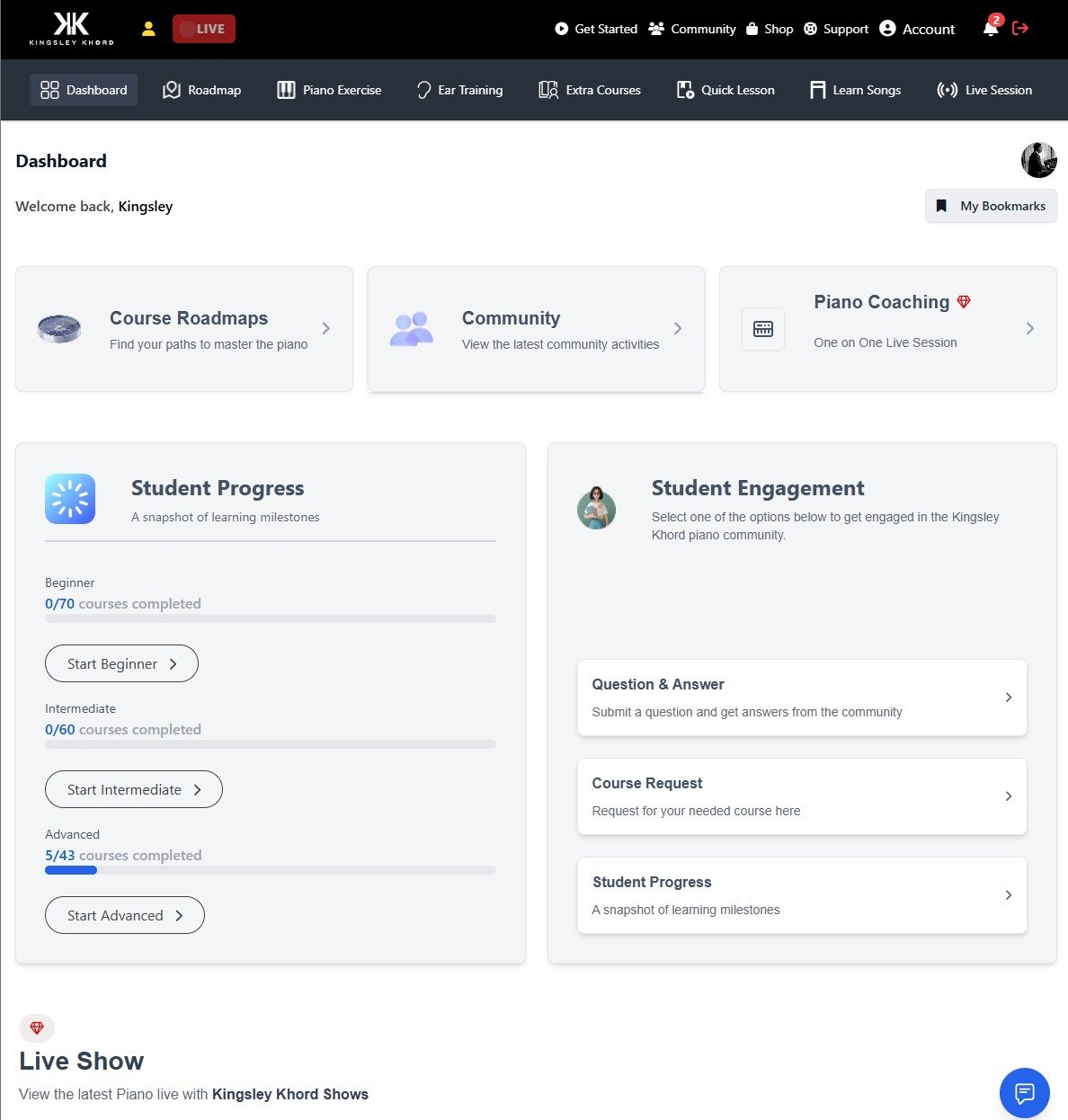 Dashboard preview